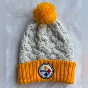 NFL Steelers Women’s Beanie - Yellow and Beige